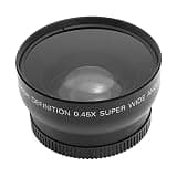 Professional 0.45X High Definition Wide Angle Lens fits DSLR cameras with 58mm lens filter thread