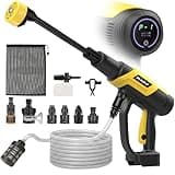 Cordless Portable Cleaning Tool – Compatible with DEWALT 20V Battery (Battery & Charger Not Included), Lightweight with 6-in-1 Nozzle & 16.4FT Hose, for Car, Driveway, Garden, Patio & Fence