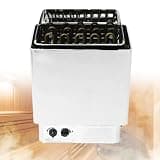 3KW 4.5KW 6KW Electric Sauna Heater, Wall-Mounted Fast Heating Stove with Adjustable Timer, Stainless Steel Body for Home Gym & Spa, Perfect for Relaxation & Wellness