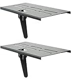 Mount Plus 05-01 2 Pack Top Shelf TV Mounting Bracket 12-inch Wide Platform | Holds Speaker, Streaming Device | Made for Apple TV and Remote (2 Pack)