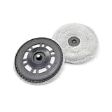 ZHFJGWNGDVX Compatible for Dreame Mop Mount for L20 Ultra / X30 X40 ,Compatible for Mijia M30 S Carpet Auto Lift Tray Robot Cleaer Spare Parts(2plates add 2mops)