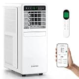 ZAFRO Portable Air Conditioners, 12000 BTU (8000 BTU SACC), Smart AC Unit with Drainage-free Cooling, Fan & Dehumidifier, Portable AC with APP/Remote, 47dB Quiet, 24H Timer for Living Room, Bedroom