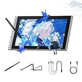 XPPen Artist 12 3rd 11.9" Drawing Tablet with Screen - 16K Pressure X4 Smart Chip Magnetic Stylus, Full-Laminated Anti-Glare Etched Glass, One-Cable Connection, for Beginner Art Learning (Sliver)