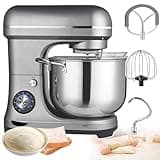UWYTGF Stand Mixer 2000W, 10L Capacity, 8 Speeds, Dough Hook, Mixing Hook, Egg Beater, Ideal for Commercial Use in Bakeries and Restaurants