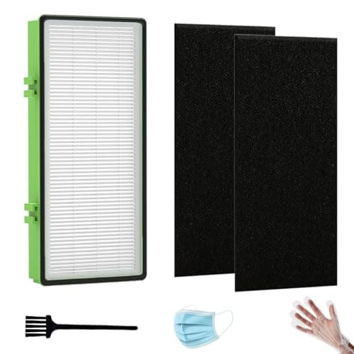 HAPF300AH HEPA Filter Replacement Compatible with Holmes AER1 HAPF300AH-U4R, HAP242-NUC, Bionaire Air Purifier, Includes 1 HEPA Filters + 2 Carbon Pre