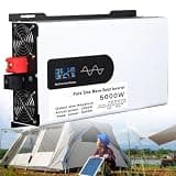 5000W Pure Sine Wave Inverter DC 12V 24V 48V to 110V/220V AC Car Converter Power Inverter with for Motorhomes,Truck,Boat,Camping,Household,Van(48vto220v)