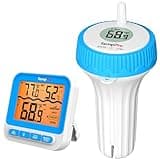 TempPro Waterproof Wireless Pool Thermometer Easy Read, Digital Pool Thermometer Floating for Swimming Pool, Hot Tub, Cold Plunge, Pond, Upgraded IPX8 Water Temperature Monitor (Previously ThermoPro)