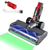 Lukvcoe Replacement Vacuum Head for Dyson V7 V8 V10 V11 V15, Upgraded Anti-Tangle Motorized Brush Roller Parts with Washable Roller and Green LED Light for Carpets, Hardwood, Tile & Multiple Floors