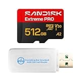 SanDisk microSDXC Extreme PRO U3 V30 512GB Memory Card SDSQXCJ-512G-GS6MA