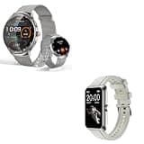 MOLOURK Smart Watches for Men Women, Waterproof Fitness Tracker,ouchscreen Smartwatch for Android & iPhone, 150+ Sports Modes, Heart Rate/SpO2/Stress/Sleep Monitor