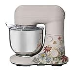 3.5 Qt Stand Mixer, with Flat Beater, Dough Hook, Whisk (Wildflower Porcini)