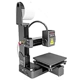 Mini 3D Printer for Beginners, Fully Assembled 3D Printing Machine with High Precision 0.05mm Layer Resolution, Supports 1.75mm PLA & TPU, Compact 4x4x4in Build Area for Home (Black)