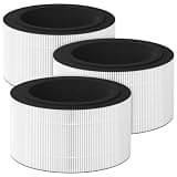 FMDZFL 3 Pack BAPF160 Replacement Filter K for Bionaire BAP9360W / BAP9260W Air Purifiers, 3-in-1 Filtration System with Activated Carbon