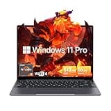 CHUWI Gaming Laptop, AMD Ryzen 5 (Beat i7-1355U), 16GB RAM 512GB SSD, Windows 11 Pro Laptop with Office, 14 Inch IPS 2160 * 1440 Display, Backlit Keyboard, WiFi 6, BT 5.2, HDMI