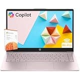 HP 2026 Ultrabook Laptop for Students & Home, Microsoft Office 365 with Copliot AI, 8GB RAM, 256GB SSD + 128GB eMMC Storage, Quad-Cores Intel Processor, Windows 11, Lightweight, Long battery life