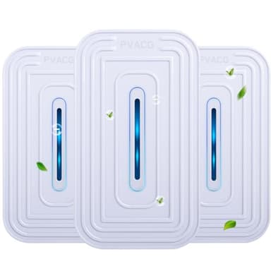 PVACG 3 Pack 2026 Upgraded Plug in Air Ionizers for Home,Ionic Air Purifier for Home Office Bedroom Bathroom Living Room Quiet and Portable Air Freshener for Bedroom(3,White)