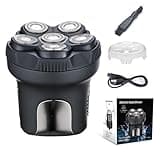 6 in 1 Hair Clippers Rechargeable Cordless Hair Shaver Wet Dry Beard Trimmer for Home and Travel Use Men Floating Trimmer