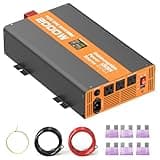 2000W Sump Pump Battery Backup, Uninterruptible Power Source with Pure Sine Wave Inverter & LCD, 10ms Auto Switch & Fast Charging for Power Outage Protection
