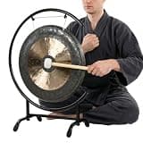 18in Gong Percussion Instrument with Mallet Meditations Gong at The Seaside