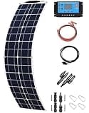 MDYHY Flexible Solar Panel Kit 12V-24V, Monocrystalline Solar Module with 40A Charge Controller & Cable for RV, Boats, Trailers, Campers, Marine, Off-Grid Systems (800W)
