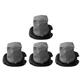 For Shark Cyclone PET Handheld Vacuum Filter Replacement CH701 CH701C CH700WM CH700 Plastic and Non-Woven Fabrics 4 Pack Black Gray