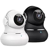 litokam 2 Pack Indoor Security Camera - Black & White