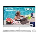 Dell All-in-One 23.8" Touchscreen Desktop - Ultra 7 Processor 355, Copilot+ AI PC, FHD 10-Point Touchscreen, 16GB DDR5 RAM, 1TB SSD, WiFi 7, Win11 Pro, Pro 5 Keyboard and Mouse, Bluetooth 6.0
