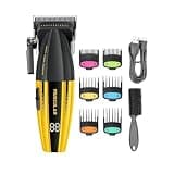 DAXXIN Hair Cutting Tool, Professional Hair Trimmer Electric Cutting Machine 9000 RPM Clipper Barber Cordless