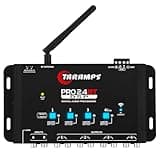 Taramps Pro 2.4 BT Bluetooth DSP Crossover Full, Digital Signal Processor, Car Audio Equalizer with App, Gain up to 9V, 15 Band Graphic Equalization, 12 preset EQ, 2 in and 4 Out, High Level Input