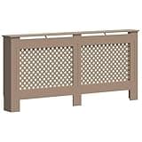 Decorative MDF Radiator Cabinet Enclosure with Honeycomb Pattern Slatted Design
