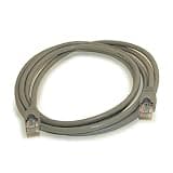 MyCableMart 7ft Cat6 Ethernet RJ45 Patch Cable, Stranded, Snagless Booted, Gray