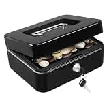 3.82 Cu Ft Compact True Fireproof Safe, Thick Steel Anti-Theft Box with LED Light, Smart Alarm Mountable Safe for Hotel Dorm Rental