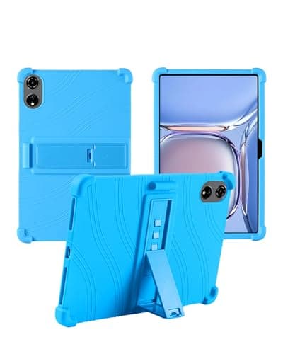 for Blackview Mega 3 2025 12.1 Inch Tablet Case,BOVUGAC Soft Silicone Adjustable Stand Shockproof Kids Friendly for Blackview Mega3 12.1" Tablet(SkyBlue)