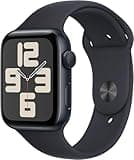 Apple Watch SE (2nd Gen) (GPS, 44mm) - Midnight Aluminum Case with Midnight Sport Band, M/L (Renewed)