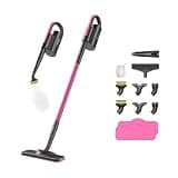 Schenley Steam Mop Cleaner with Detachable Handheld Steamer for Cleaning Hardwood, Laminate Floor, Tiles and Grout, with 14-in-1 Multi-purpose Accessories and Washable Microfiber Pads
