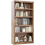 PayLessHere 5-Tier Bookcase Bookshelf Wooden Bookshelf with Thickened Laminates for Living Room, Bedroom, Office Open Storage Shelf Study Bookshelves Book Case