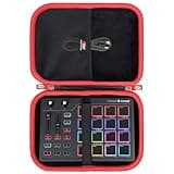 Hard EVA Carrying Case for Donner MIDI Pad Beat Maker Machine Professional Drum Machine, Portable Travel Protective Storage Box With Handle Mesh Pocket (Case Only)