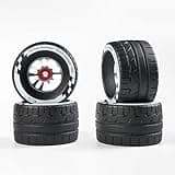 Meepo Cyclone 107s Rubber Wheels – Exclusive 107mm Comfort Grip Upgrade for MEEPO Electric Skateboard Longboard (Belt&Gear Drive)