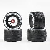 Meepo Cyclone 107s Rubber Wheels – Exclusive 107mm Comfort Grip Upgrade for MEEPO Electric Skateboard Longboard (Belt&Gear Drive)