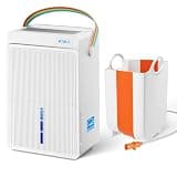 KNKA Max 80 Pints Dehumidifier with 2.64 Gal External Water Tank with Drain Hose for Basement, Bedroom, Bathroom & Large Room