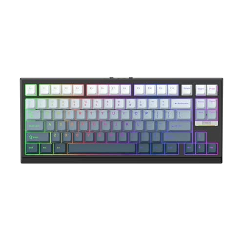 EPOMAKER G84 HE Wireless Hall Effect Keyboard, 8K Polling & 8000mAh, SOCD & DKS, Gaming Keyboard with Fast Trigger & Adjustable Actuation, RGB Backlit, PBT Keycap, Hot-Swap, for Win/Mac (Black)