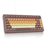 surmen 75% Brown Wireless Mechanical Keyboard Tri-Mode for PC/Laptop
