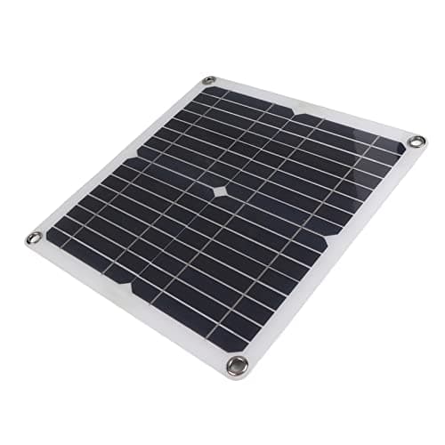 ZAICOLER 200W 12V Portable Solar Panel Kit, High Efficiency Monocrystalline Silicon Solar Panel with Controller, Ideal for Outdoor Cycling, Mountaineering, Hiking, Camping (20A)