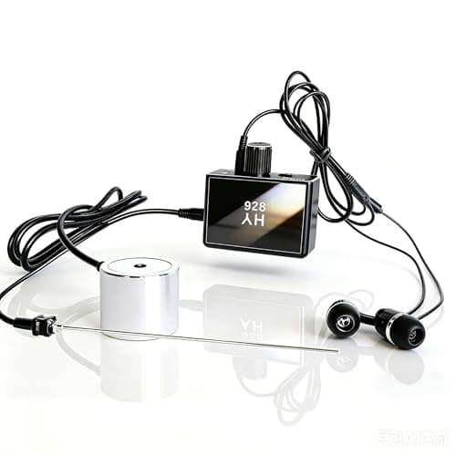 VANLON Super Sensitive Thru-Wall Audio Contact Microphone – Enhanced Version, Listen Through Walls/Doors/Windows, Contact & Probe Microphone Amplifier System, Rechargeable & Portable