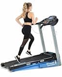 BORGUSI Treadmill with Auto Incline - 300 LBS Capacity Running Machine with 17.5 Wide Belt, 3HP Folding Electric Treadmills with Bluetooth Speaker for Home, Up to 8.5 MPH Speed, 36 Preset Programs