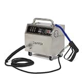 Dapper Supply Commercial Steam Cleaner, 230°F High-Temperature Steam, 58-102 PSI Adjustable Pressure, 1 Gallon Water Tank, Fast Heat-Up, for Auto Detailing, Tile, Grout, Kitchens & More