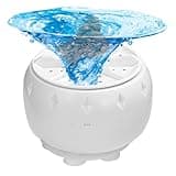 Mini Ultrasonic Washing Machine, Plug-In Portable Laundry Device, Small ABS Washer Gadget, Energy-Efficient Compact Cleaner, Gentle Sock Underwear Washing Tool, Quiet Travel-Friendly Appliance Support