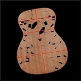 Soundhole Position Diagram For Acoustic Guitar Wooden Templates Guitar Tool Kit(LX)