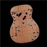Soundhole Position Diagram For Acoustic Guitar Wooden Templates Guitar Tool Kit(LX)