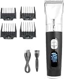 WTYBRMYO Hair Cutting Tool Trimmer Professional Electric Trimmers Clipper Rechargeable LED Display